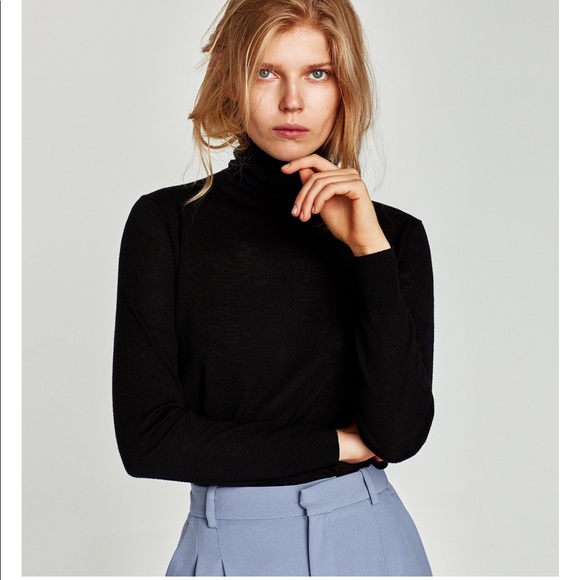 thin wool turtleneck
